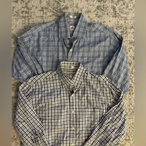 Peter Millar Button Up Shirt Size Medium 100% Cotton